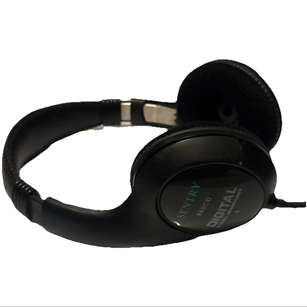 Sentry 860CD Dynamic Stereo Headphones  R Corded Vintage Rare Headphones 860 CD